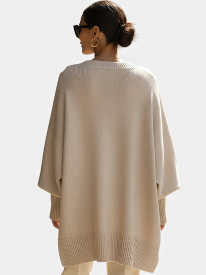 Małgorzata - Luksusowy ponczo oversize
