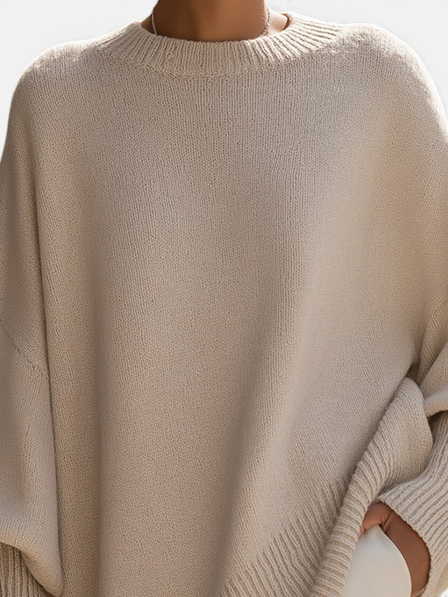Małgorzata - Luksusowy ponczo oversize