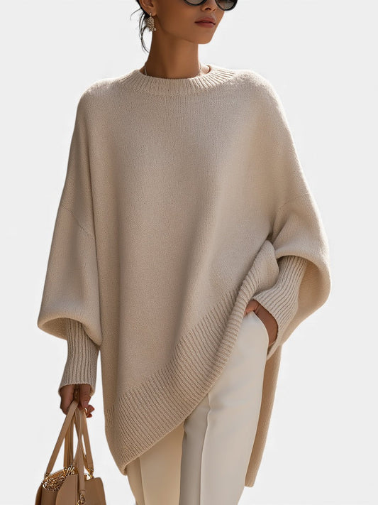 Małgorzata - Luksusowy ponczo oversize
