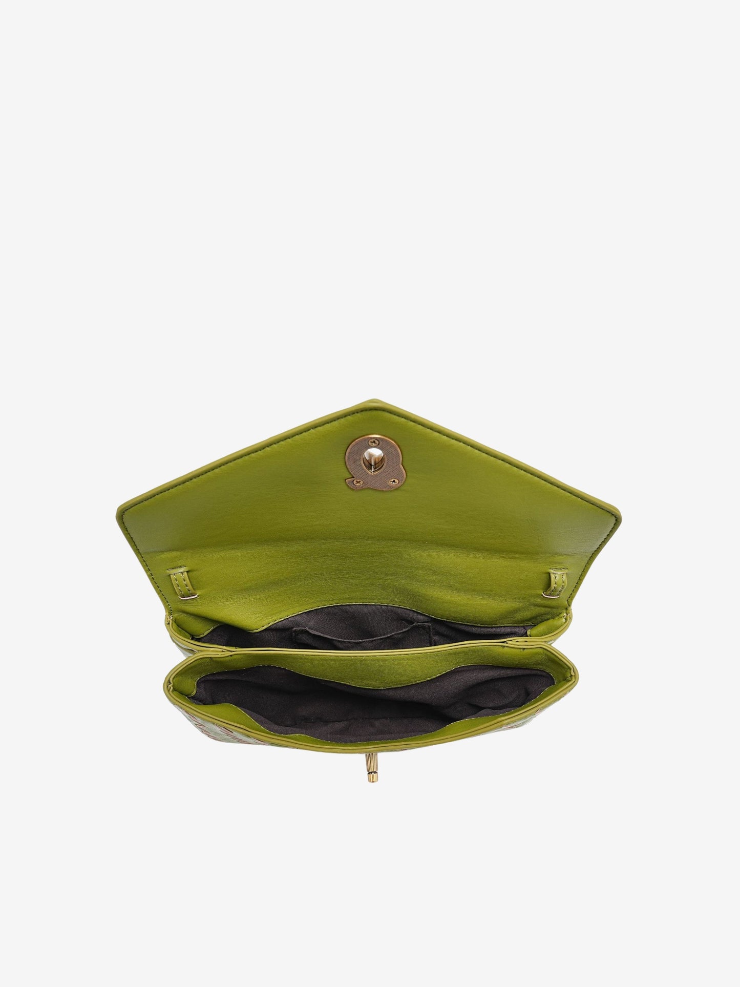 Aleksandra - Mini Torebka Crossbody z Teksturowanego Materiału