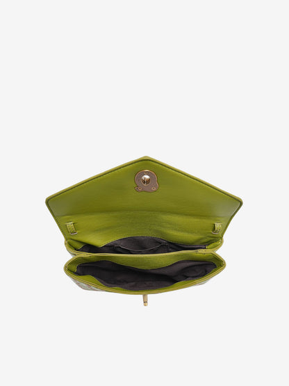 Aleksandra - Mini Torebka Crossbody z Teksturowanego Materiału