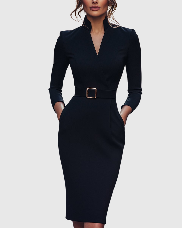 Claribel - Elegancka Sukienka Midi