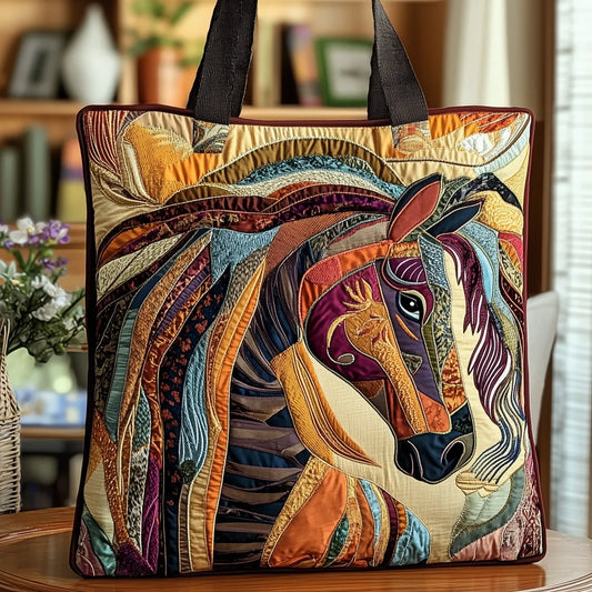 Torba Artisanal - Kolorowy design konia w mozaice