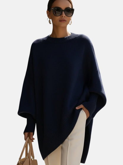 Małgorzata - Luksusowy ponczo oversize