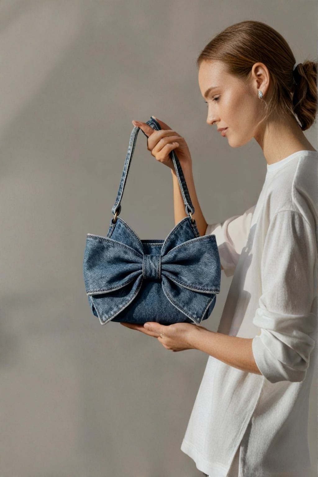 Anika | Torba Retro z Kokardą