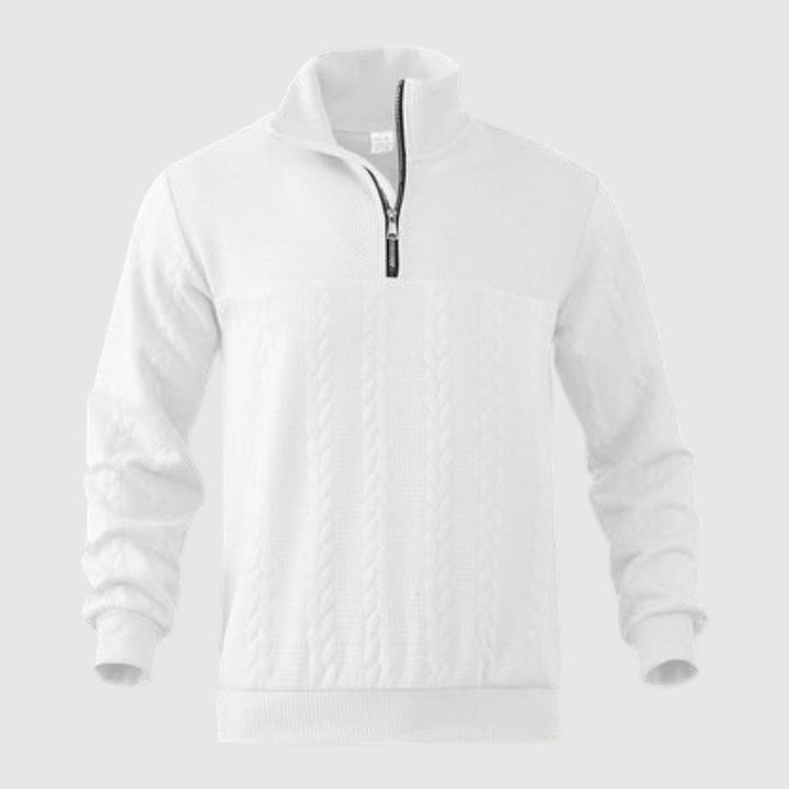 Libuše – Premium sweter z ćwierć zamkiem