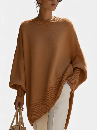 Małgorzata - Luksusowy ponczo oversize