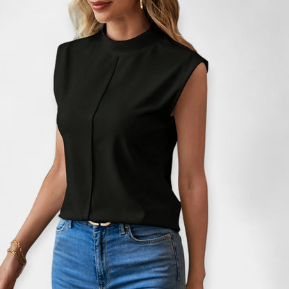 Sofie - Elegancka Bluzka Bez Rękawów