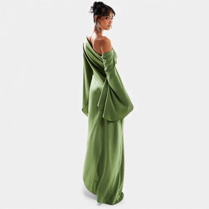 Marzena - Maxi Sukienka Satin Flow