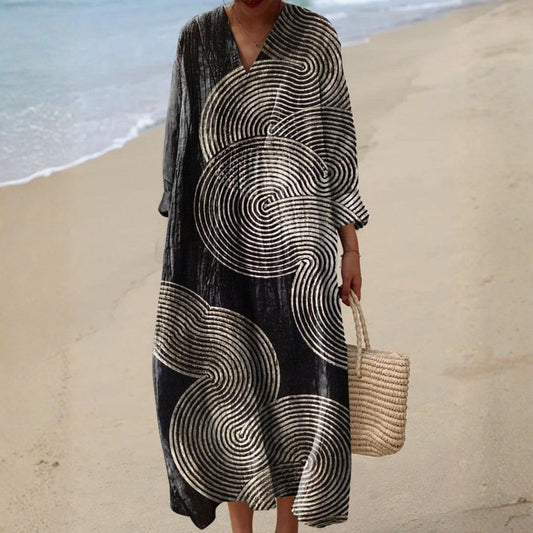 Lara - Sukienka w Stylu Boho Patchwork