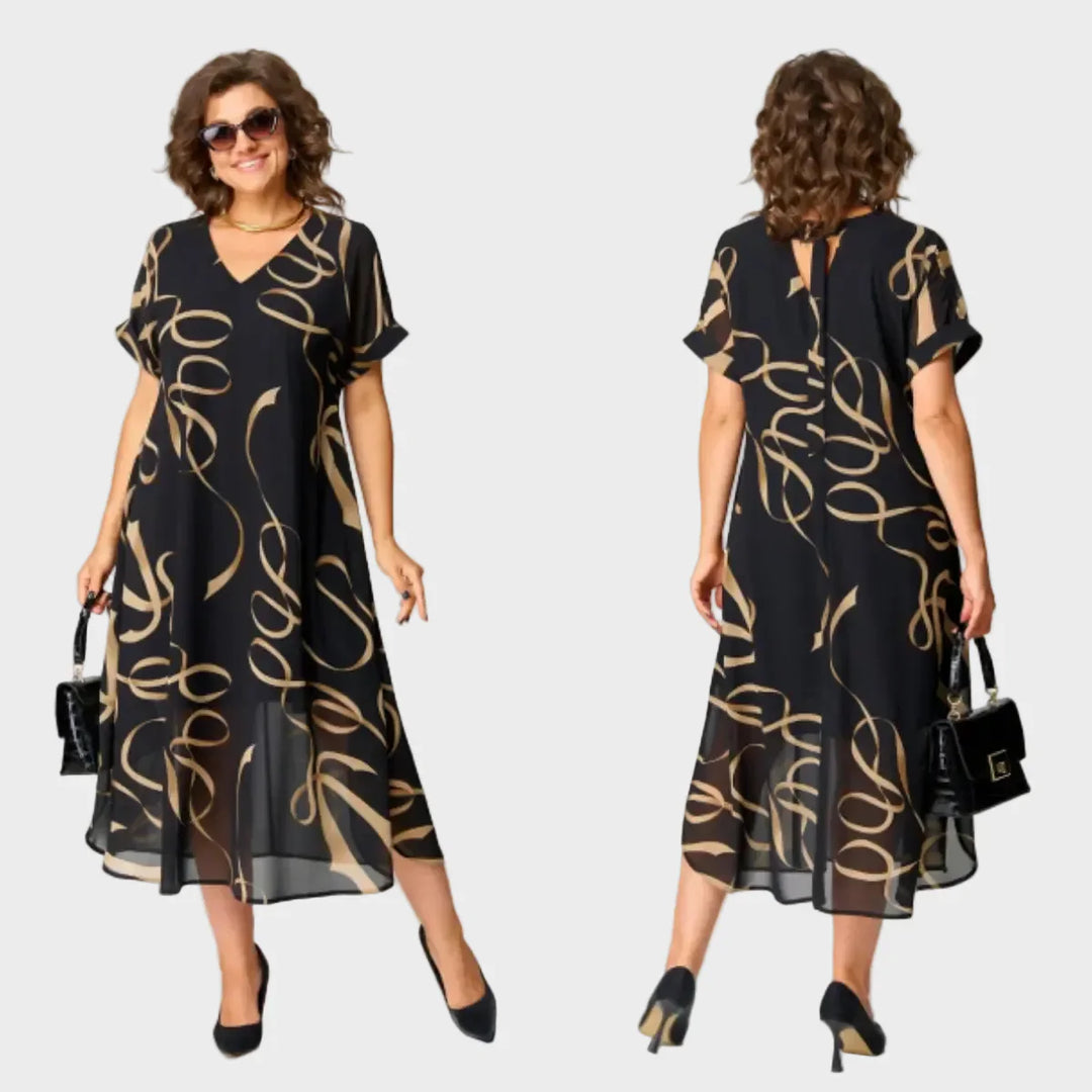 Lena - Elegancka Sukienka Wiosenno-Letnia
