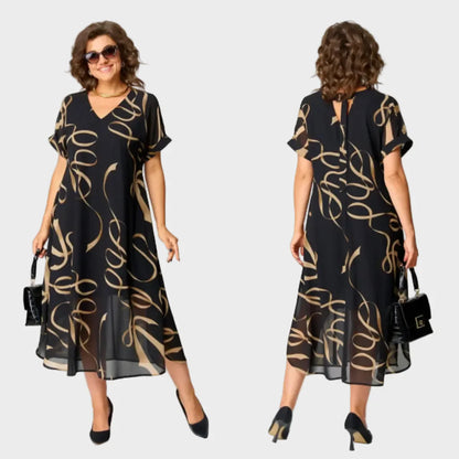 Lena - Elegancka Sukienka Wiosenno-Letnia