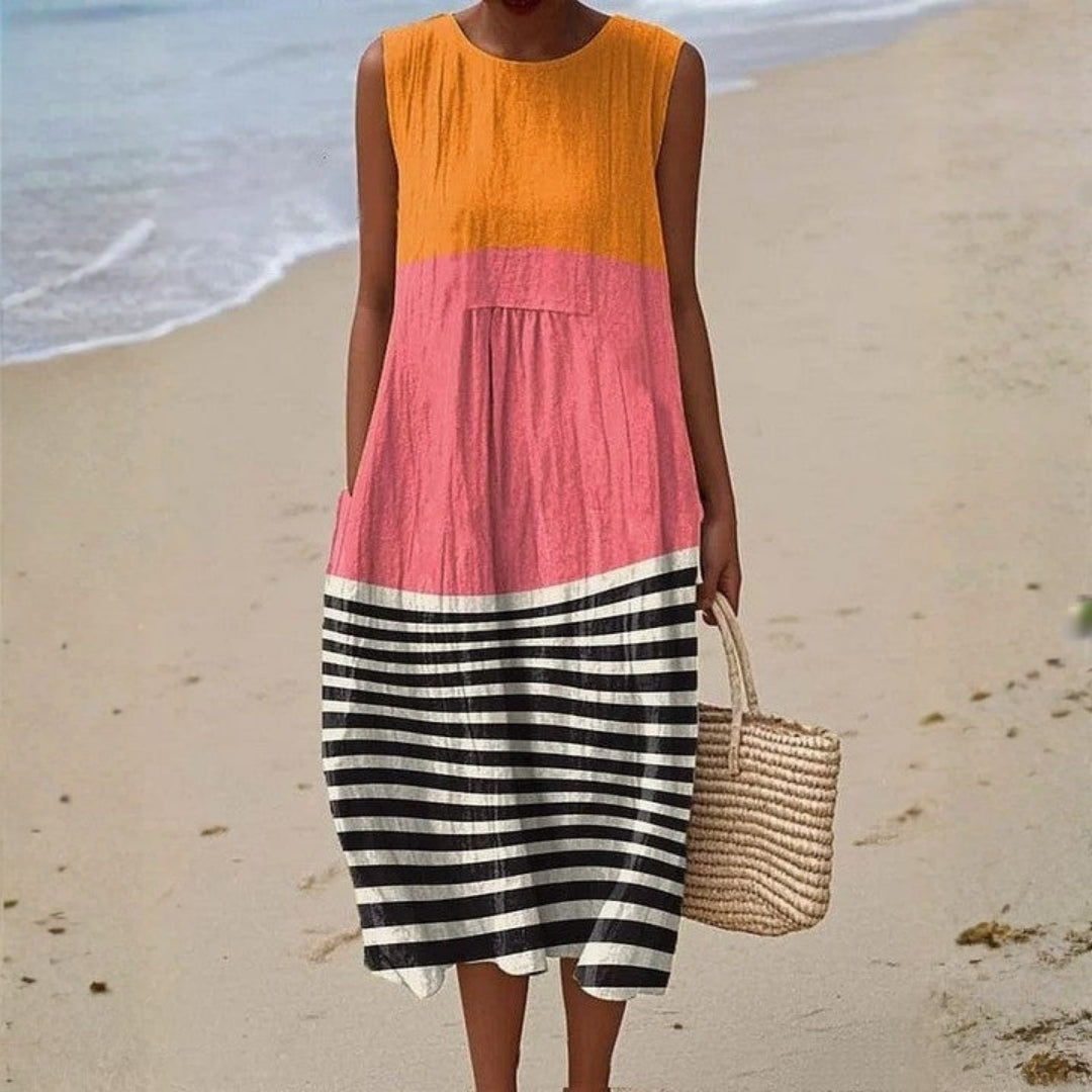Wania - Sukienka Color Block