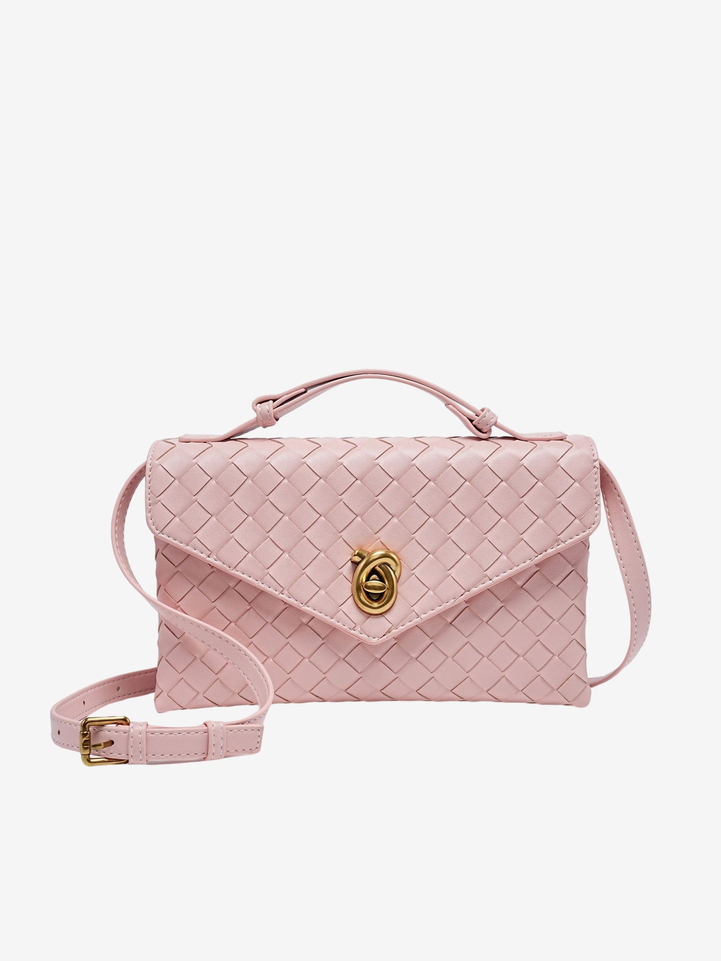 Aleksandra - Mini Torebka Crossbody z Teksturowanego Materiału