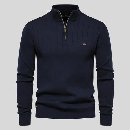 Libuše - Sweter z zamkiem przy szyi