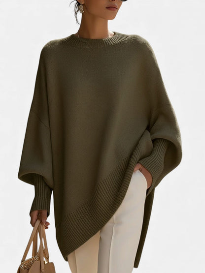 Małgorzata - Luksusowy ponczo oversize