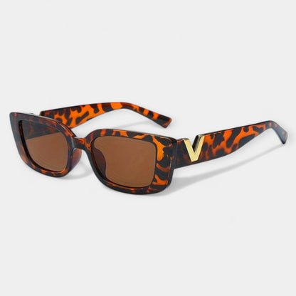 Retro kwadratowe okulary