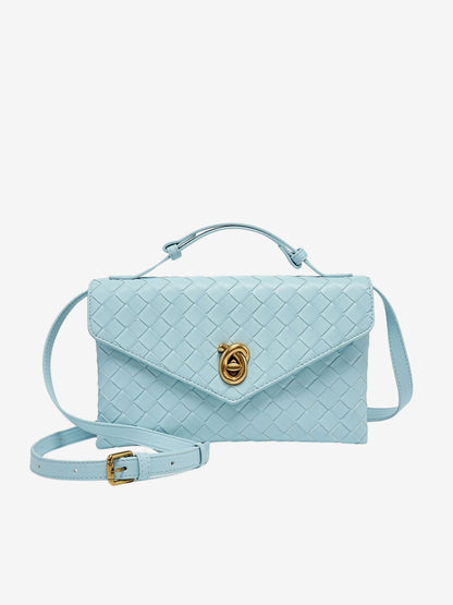 Aleksandra - Mini Torebka Crossbody z Teksturowanego Materiału