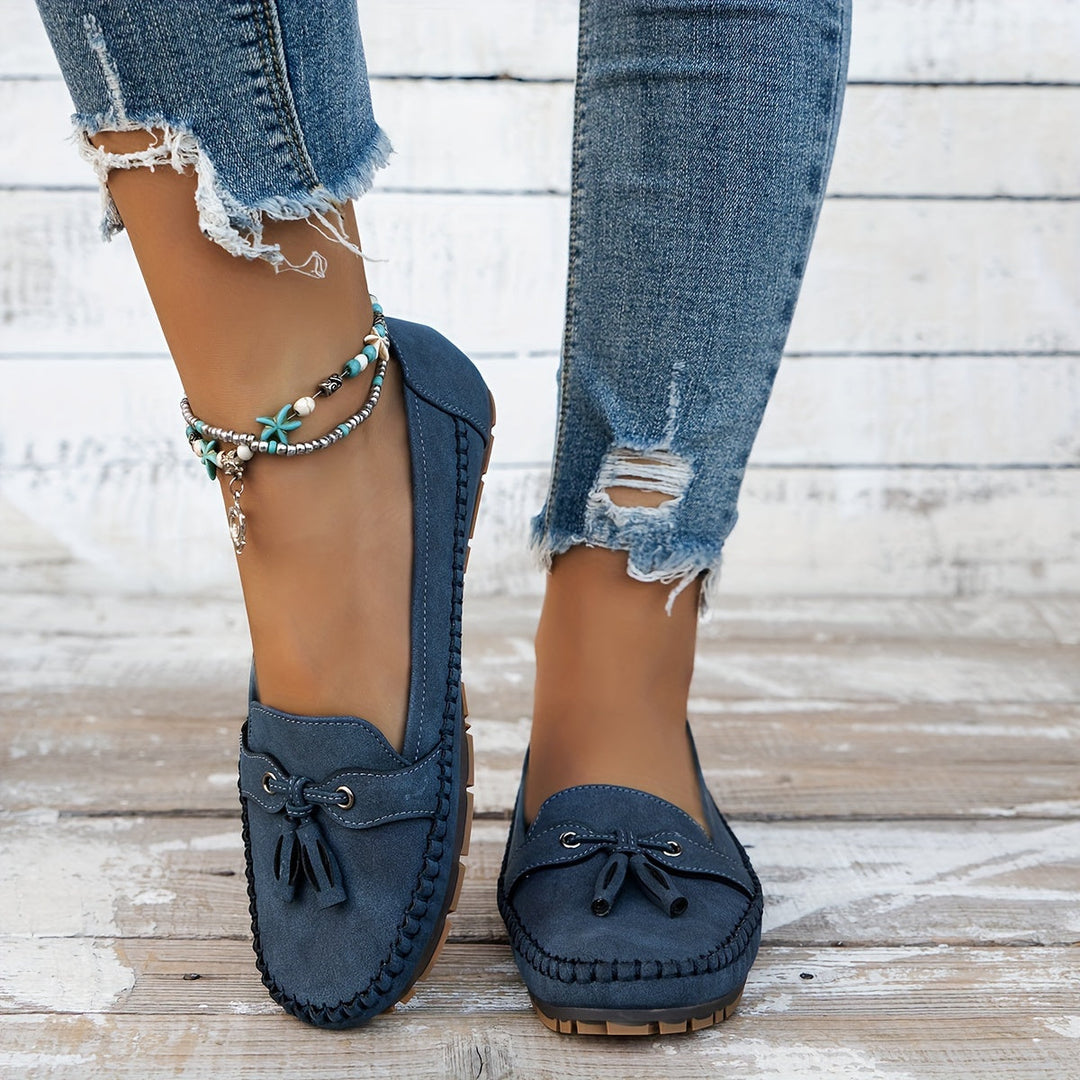 Nadine - Klasyczne mokasyny z frędzlami