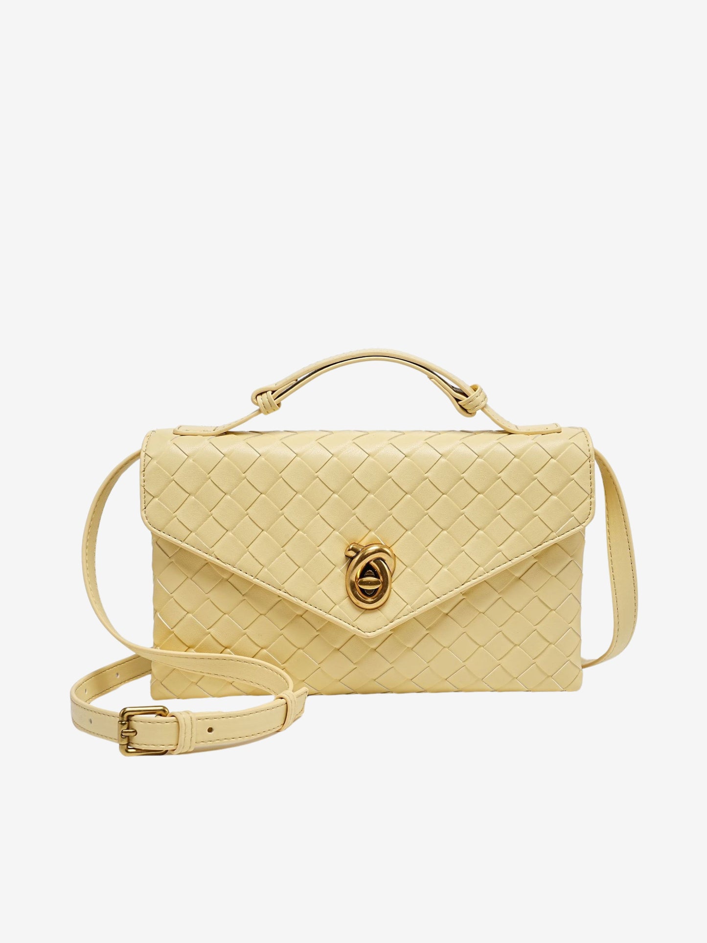 Aleksandra - Mini Torebka Crossbody z Teksturowanego Materiału