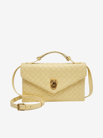 Aleksandra - Mini Torebka Crossbody z Teksturowanego Materiału