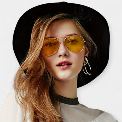 Retro okulary z lustrem