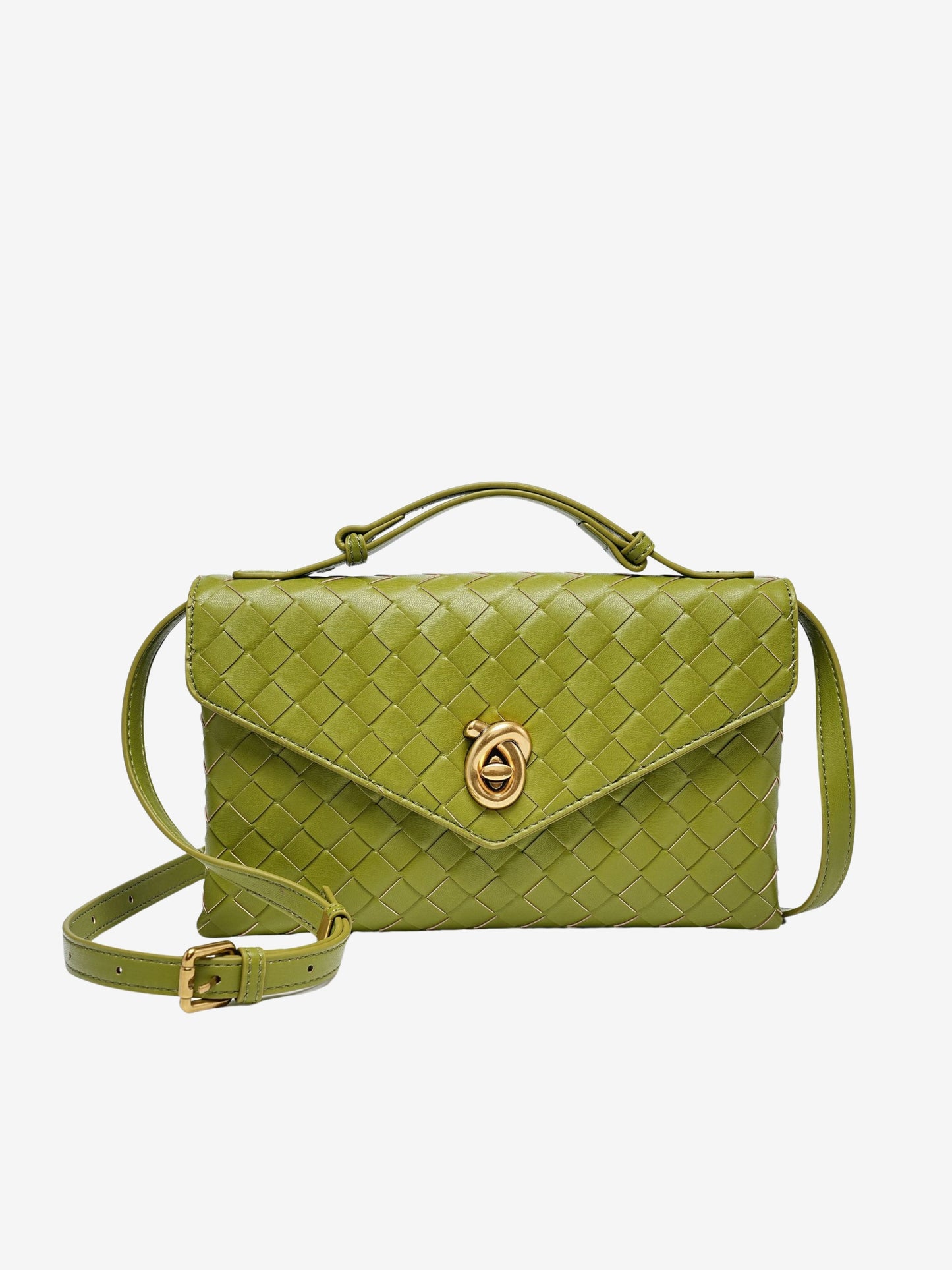 Aleksandra - Mini Torebka Crossbody z Teksturowanego Materiału