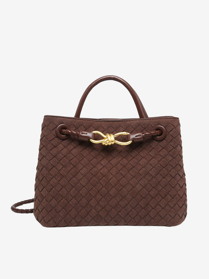 Malia | Kompaktowa Torba Woven z Regulowanym Paskiem