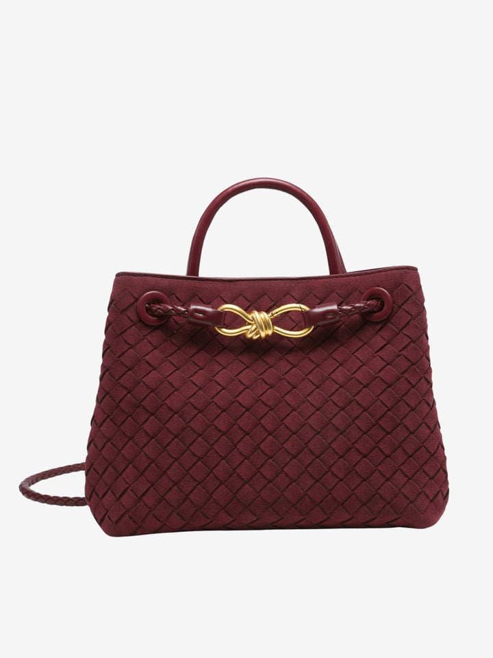 Malia | Kompaktowa Torba Woven z Regulowanym Paskiem