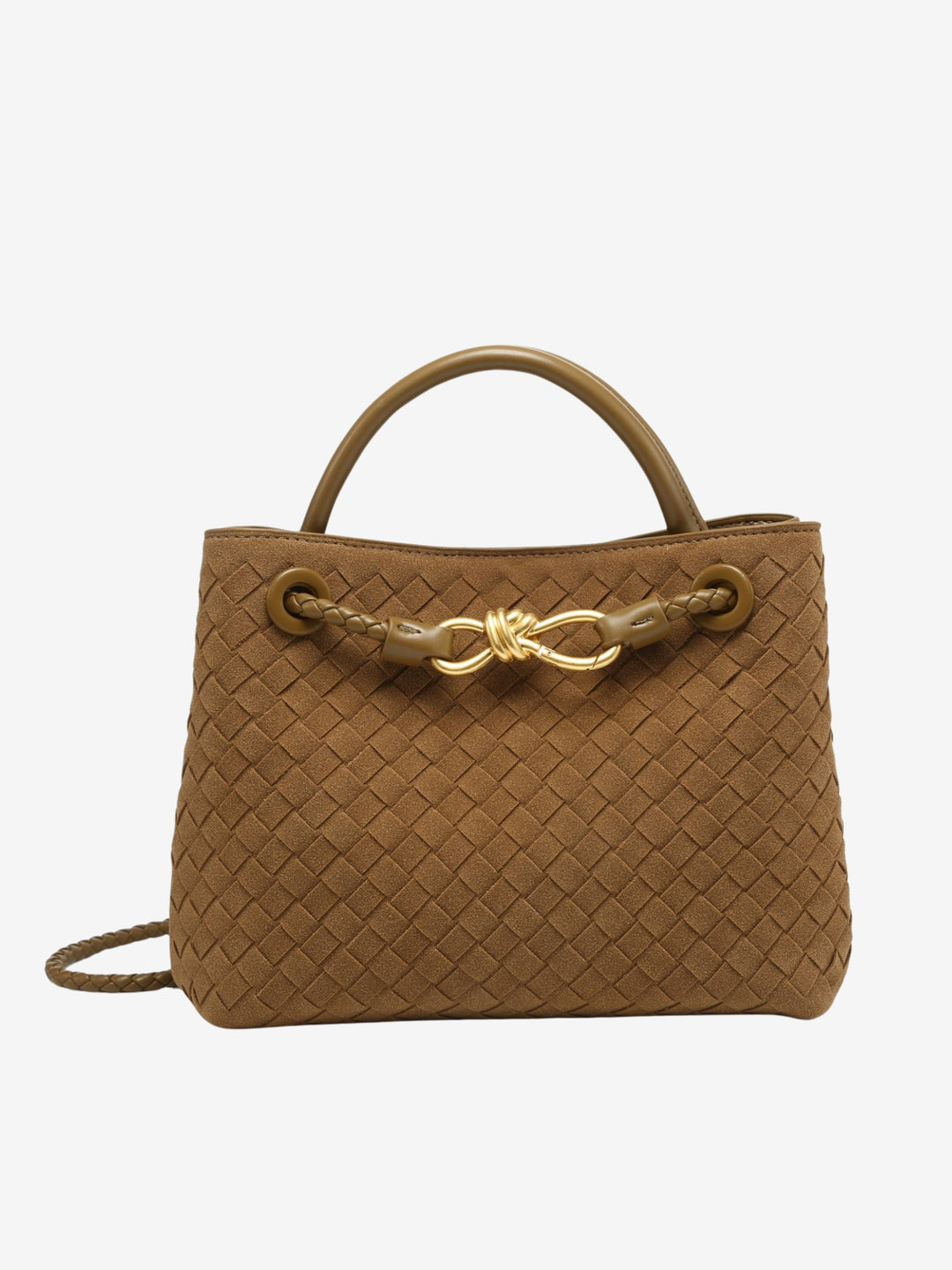 Malia | Kompaktowa Torba Woven z Regulowanym Paskiem