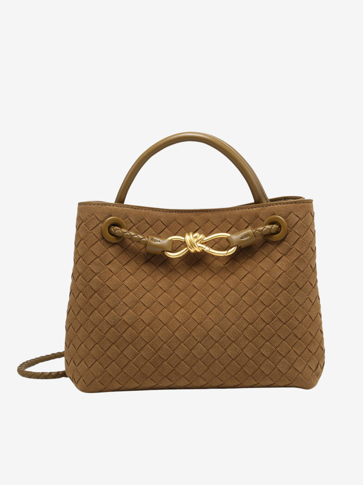 Malia | Kompaktowa Torba Woven z Regulowanym Paskiem