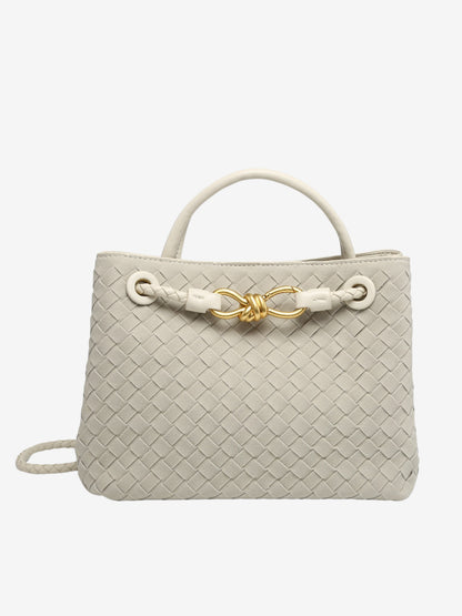Malia | Kompaktowa Torba Woven z Regulowanym Paskiem