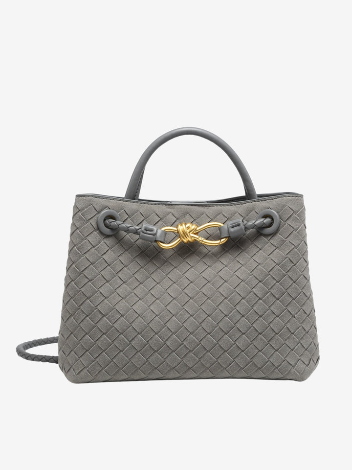 Malia | Kompaktowa Torba Woven z Regulowanym Paskiem