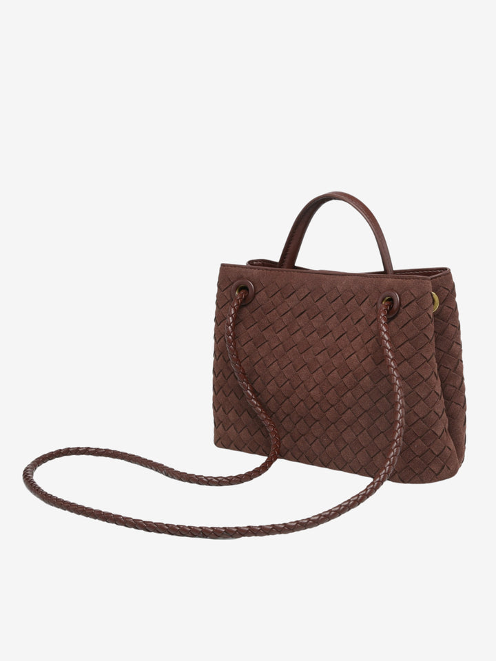 Malia | Kompaktowa Torba Woven z Regulowanym Paskiem