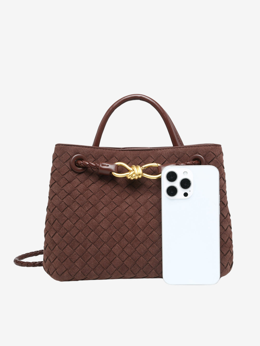 Malia | Kompaktowa Torba Woven z Regulowanym Paskiem