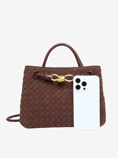 Malia | Kompaktowa Torba Woven z Regulowanym Paskiem