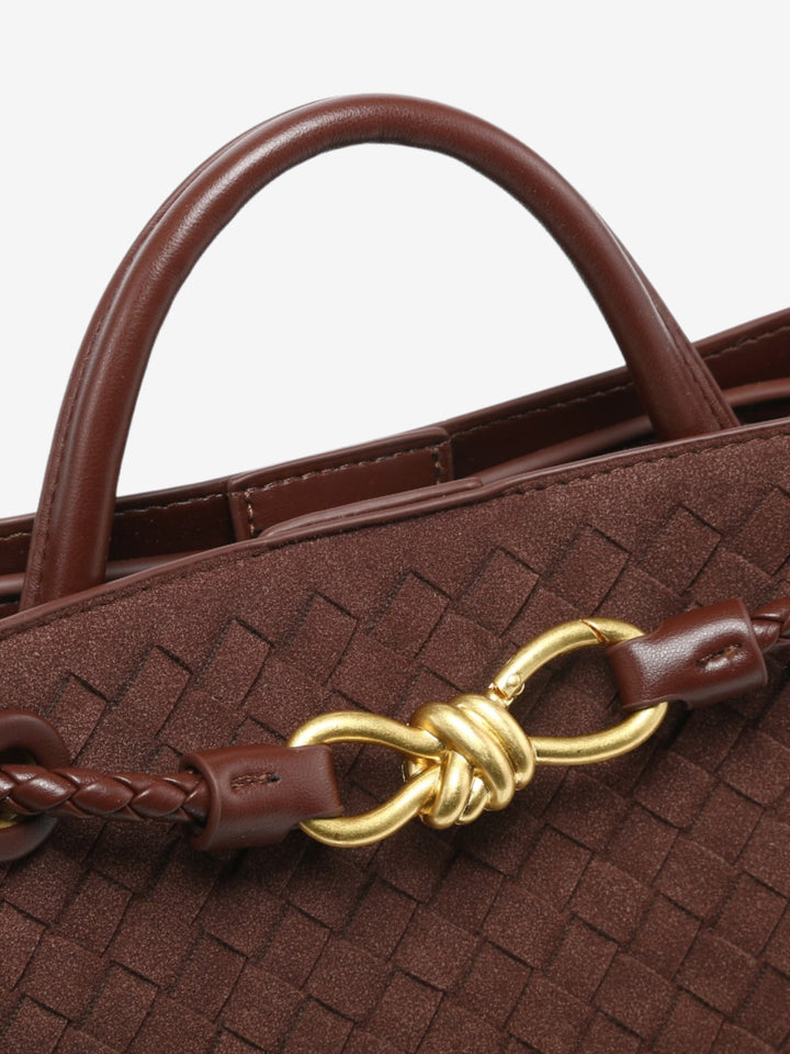 Malia | Kompaktowa Torba Woven z Regulowanym Paskiem