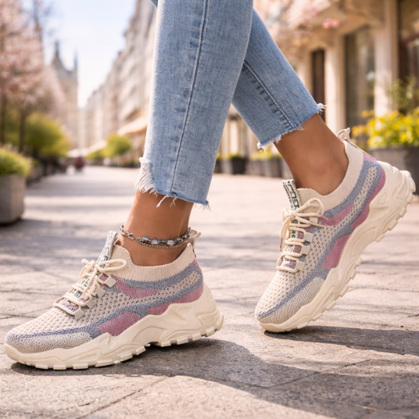 Airsynq - oddychające damskie sneakersy na całodniowy komfort