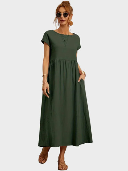 Gabrielle™ — Midi sukienka w eleganckim, ponadczasowym stylu