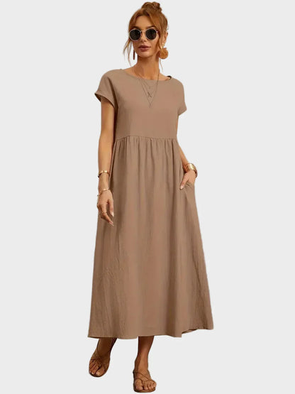 Gabrielle™ — Midi sukienka w eleganckim, ponadczasowym stylu