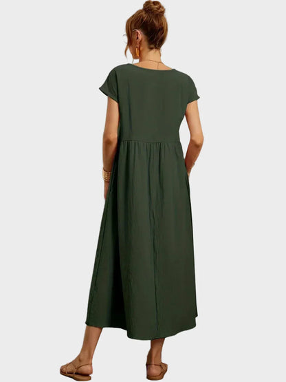 Gabrielle™ — Midi sukienka w eleganckim, ponadczasowym stylu