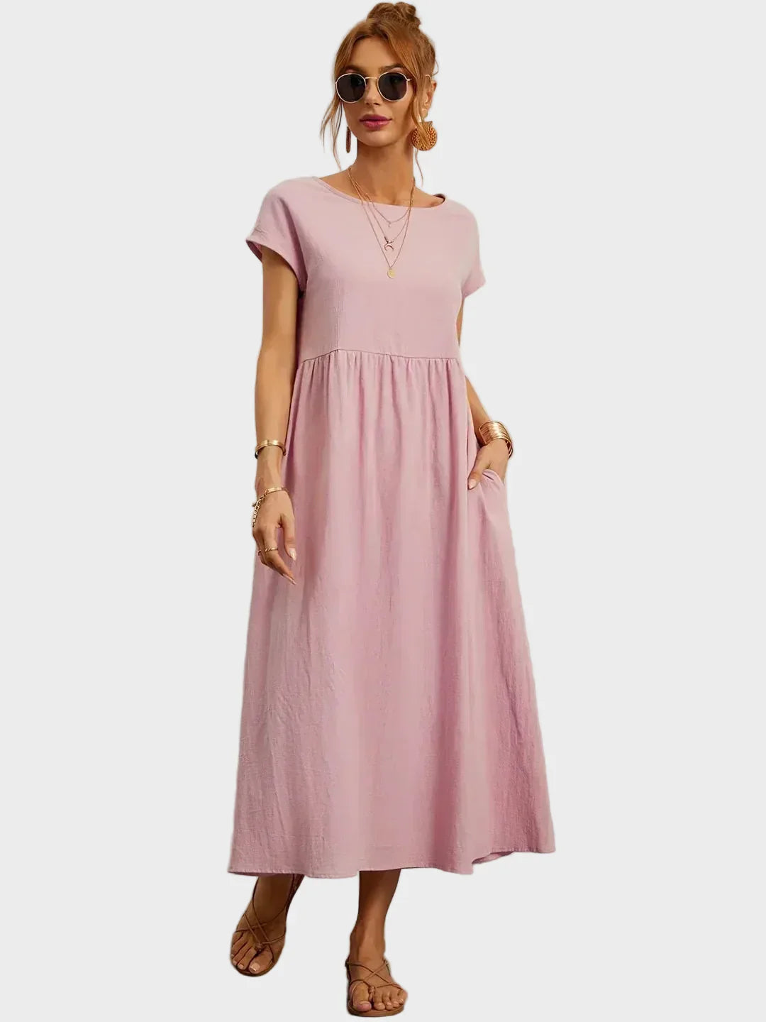 Gabrielle™ — Midi sukienka w eleganckim, ponadczasowym stylu