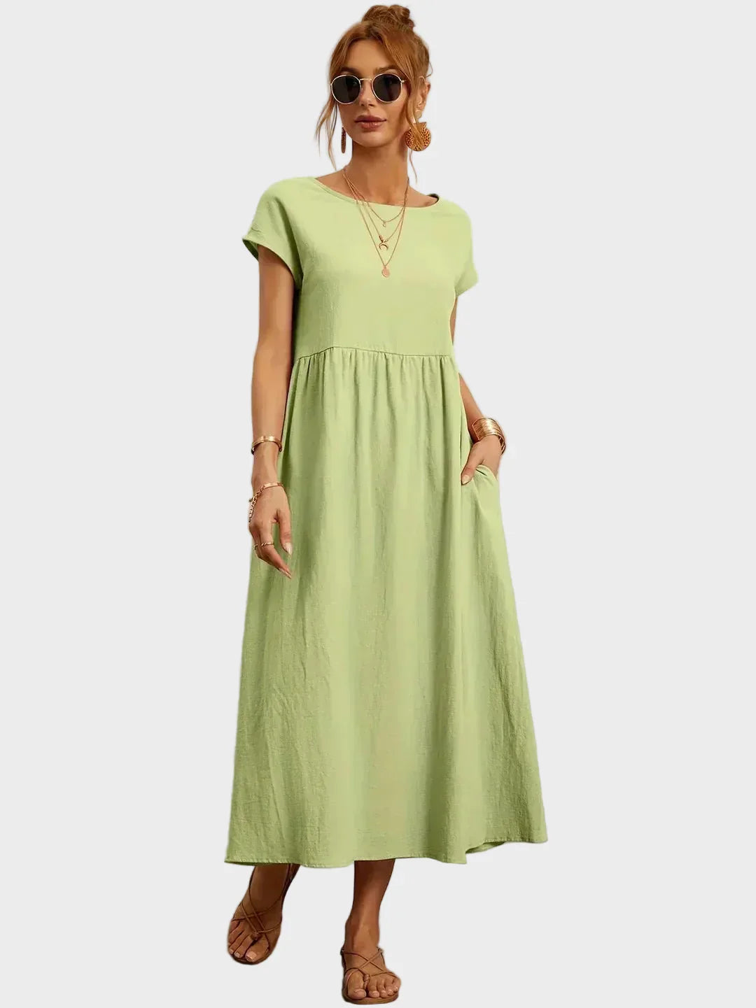 Gabrielle™ — Midi sukienka w eleganckim, ponadczasowym stylu