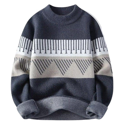 Faelan – Minimalistyczny Ciepły Sweter z Dzianiny