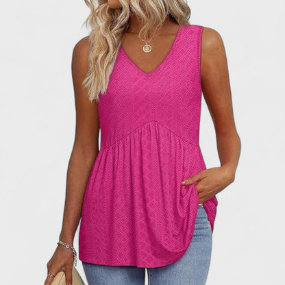 Elenor - Elegancki Casualowy Top na Co Dzień