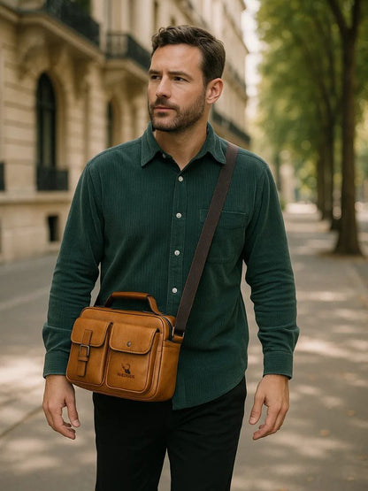 Oliver™ - Retro Kwadratowa Torebka na Ramię