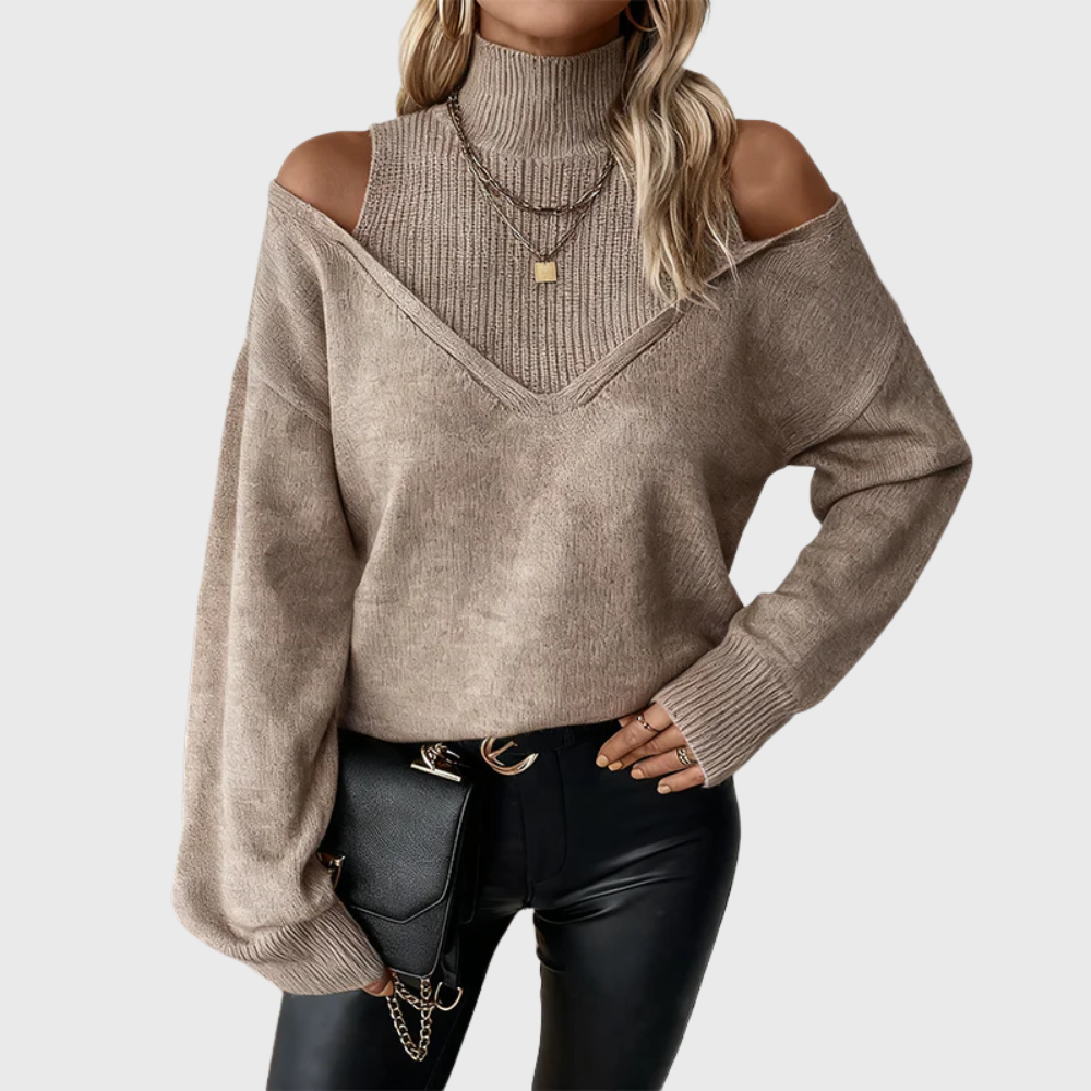 Michalina - Elegancki damski sweter z wełny