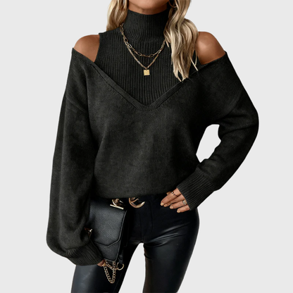 Michalina - Elegancki damski sweter z wełny