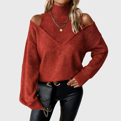 Michalina - Elegancki damski sweter z wełny