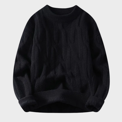 Premium Sweter z Wzorem Łamigłówki